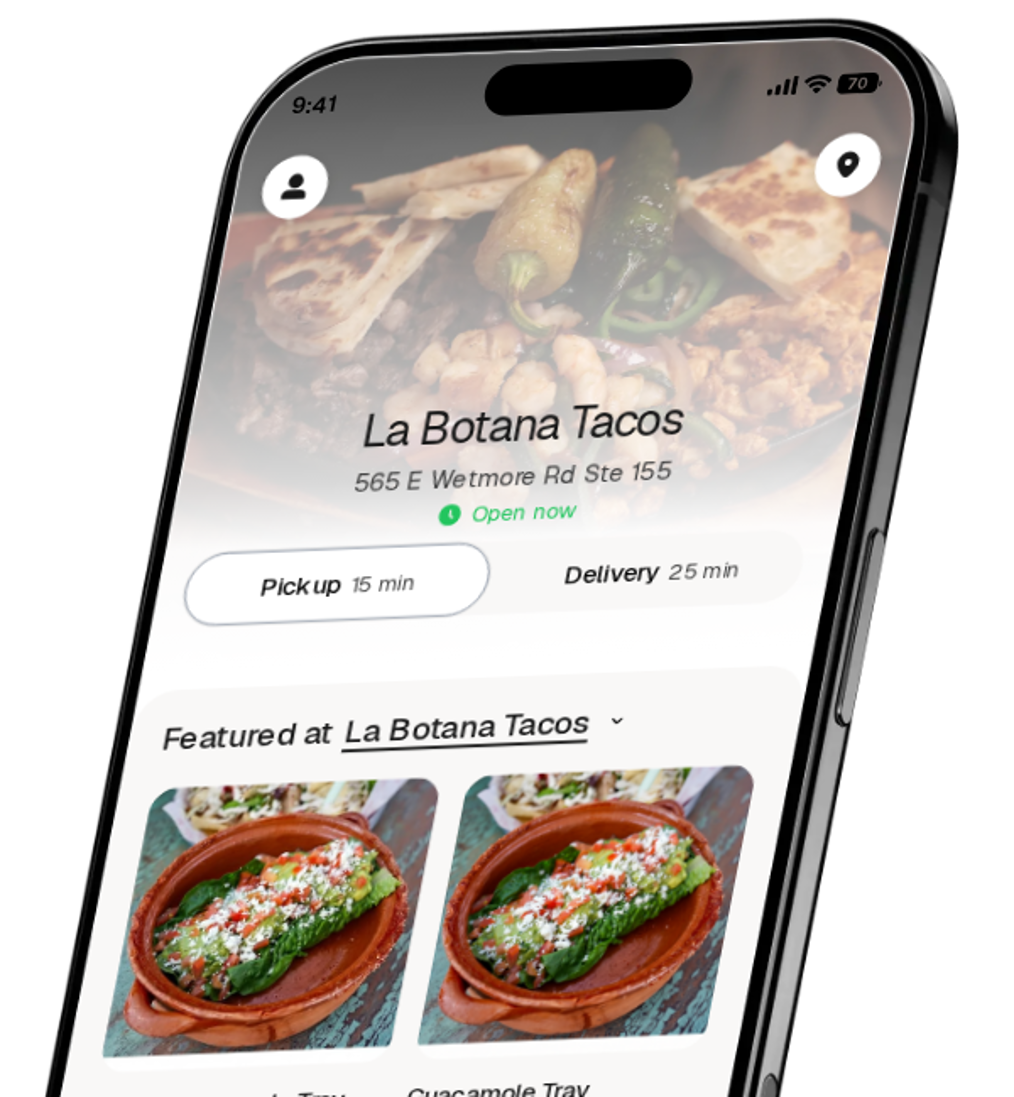 La Botana Tacos app preview
