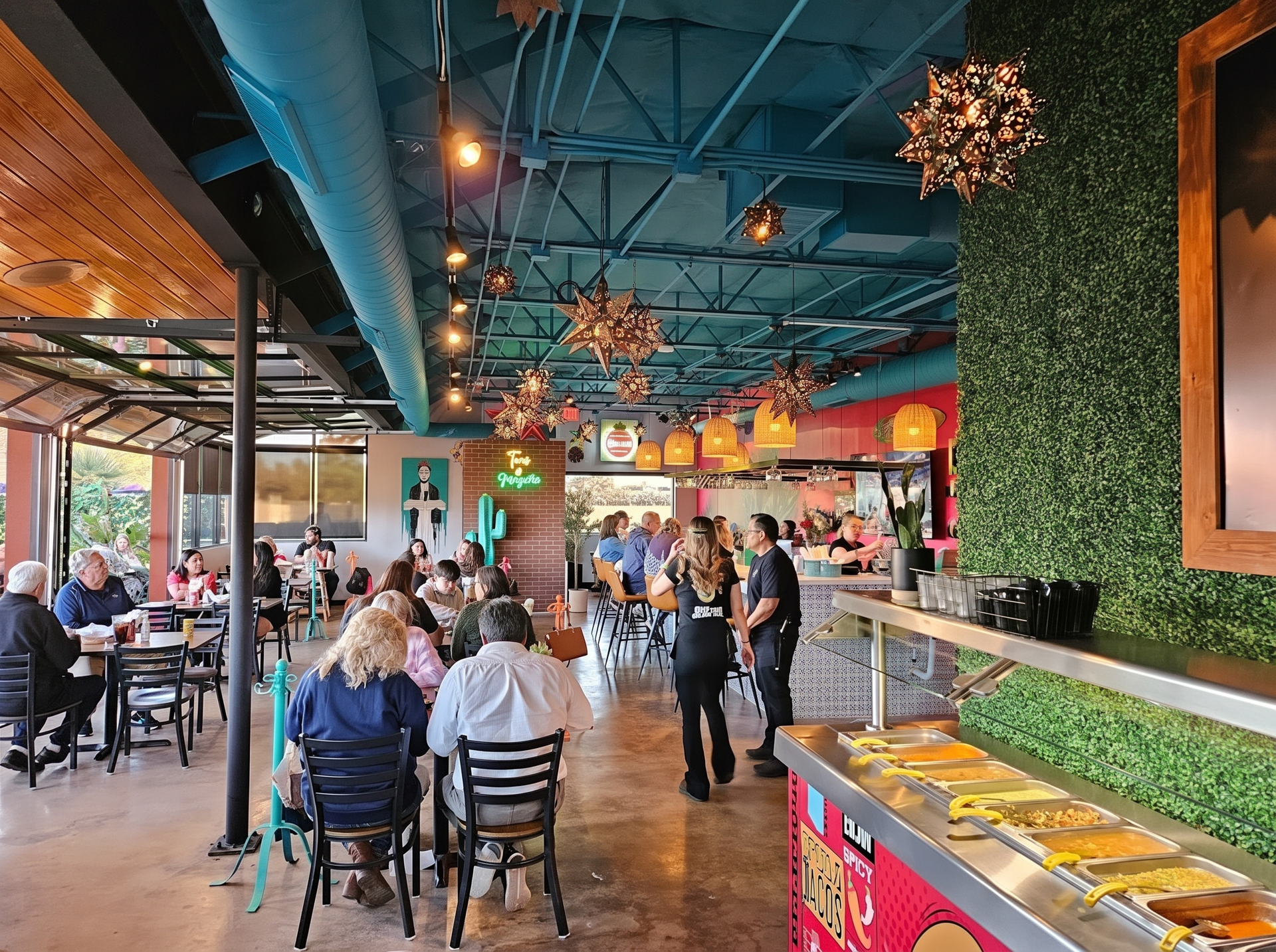 Flavorful Moments in a Vibrant Setting